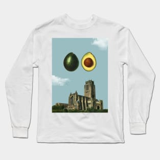 Earth Called This Thing - Surreal/Collage Art Long Sleeve T-Shirt